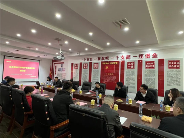 市古鎮(zhèn)公司領(lǐng)導(dǎo)參加促進房地產(chǎn)市場平穩(wěn)健康發(fā)展座談會